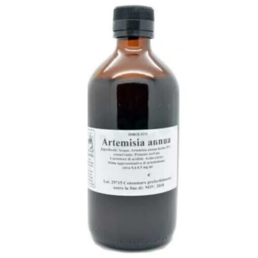 Idrolito di Artemisia Annua Sarandrea 500ml – Soluzione Analcolica Titolo 1:5 per Digestione, Benessere del Ciclo e Supporto Antiossidante