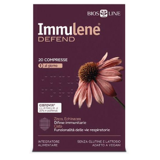 Bios Line Immulene Defend 20 Compresse – Integratore per le Difese Immunitarie Senza Glutine e Lattosio