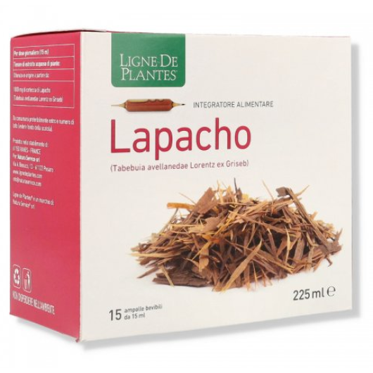 Ligne de Plantes Lapacho - 15 Ampolle da 15ml – Integratore per Difese Immunitarie, Depurazione e Benessere delle Vie Respiratorie