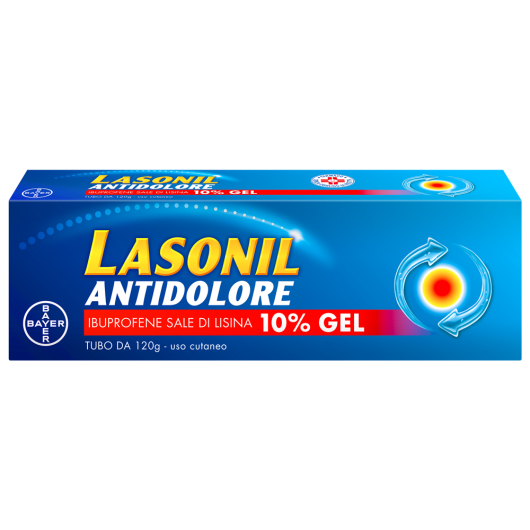 Lasonil Antidolore - Gel 10% - Bayer - Tubetto da 120 grammi - Medicinale in gel ad azione antidolore