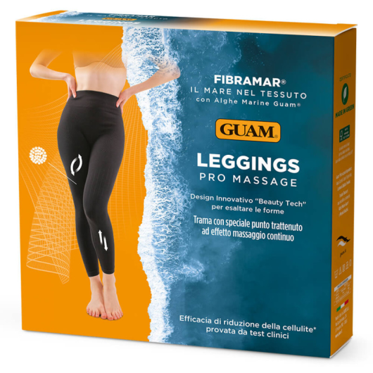 Leggins Pro Massage Guam Fibramar - Nero  Taglia XS/S 38-40