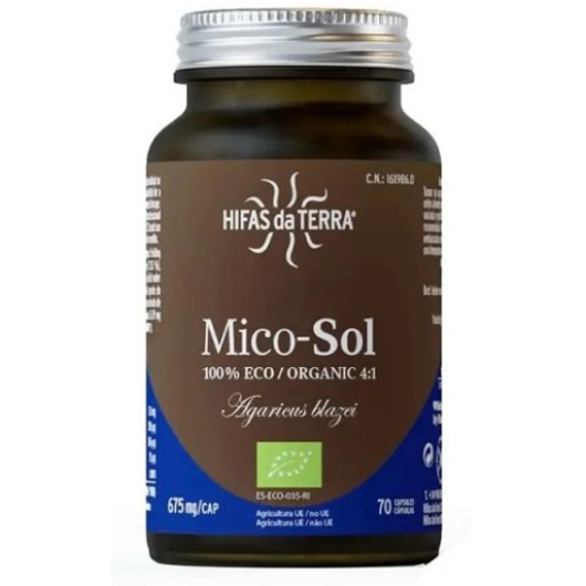 Mico Sol - Hifas da Tierra - 70 capsule - Integratore per il supporto del sistema immunitario