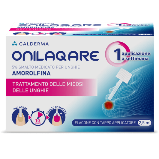 Onilaqare 5% Smalto Medicato Per Unghie Galderma 2,5ml