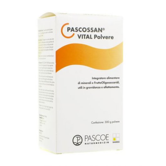 Pascossan Vital - Named - Confezione da 300 g - Integratore alimentare di oligoelementi rame, iodio, selenio e zinco