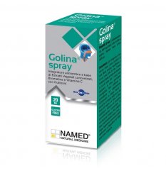 Golina Spray - Named - Flacone da 20 ml - Integratore alimentare ad azione emolliente e lenitiva sulla mucosa orofaringea