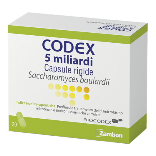 CODEX 30CPS 5MLD 250MG