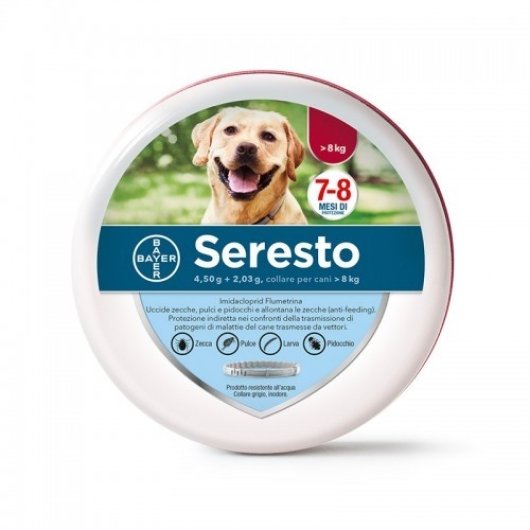 Seresto Cani 4,50+2,03g Da 8kg