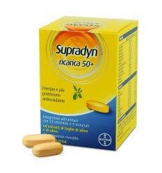 Supradyn Ricarica 50+ - Bayer - 30 compresse - Integratore alimentare e multivitaminico che fornisce energia ad adulti con più di 50 anni