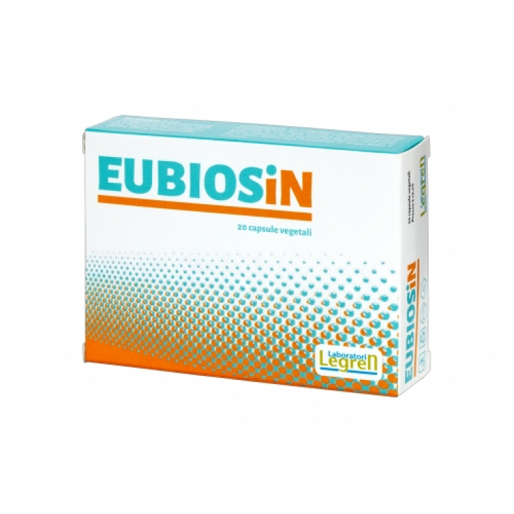 Eubiosin - Laboratori Legren - 20 capsule vegetali - Integratore alimentare di probiotici certificati