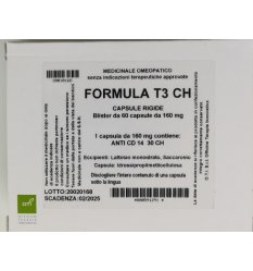 Oti Formula T3 CH 30CH 60 Capsule - OTI - Capsule omeopatiche per il trattamento di infezioni batteriche.