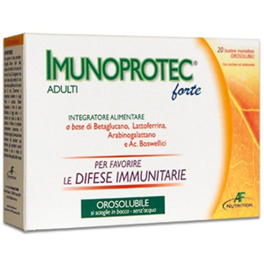 Imunoprotect Forte Adulti - Odelfe - 20 Bustine - integratore alimentare con lattoferrina per il sistema immunitario