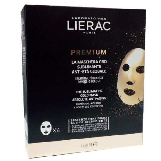 Lierac Premium Maschera Oro Sublimante Antietà Multipack 4x20ml