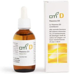 OTI D Vitamina D3 Gocce 50 ml - OTI - Integratore alimentare per il benessere di ossa, denti e sistema immunitario OTI D Vitamina D3 Gocce 50 ml - OTI - Integratore alimentare per il benessere di ossa, denti e sistema immunitario