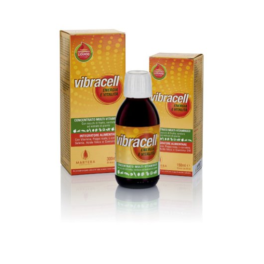 Vibracell - Named - Flacone da 300 ml - Integratore alimentare indicato come tonico per il recupero psicofisico in situazioni di forte stress, affaticamento e intensa attività sportiva