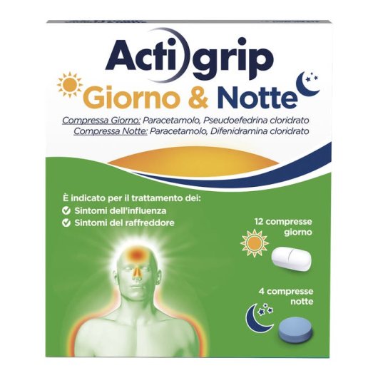 ACTIGRIP GIORNO&NOTTE 12+4CPR