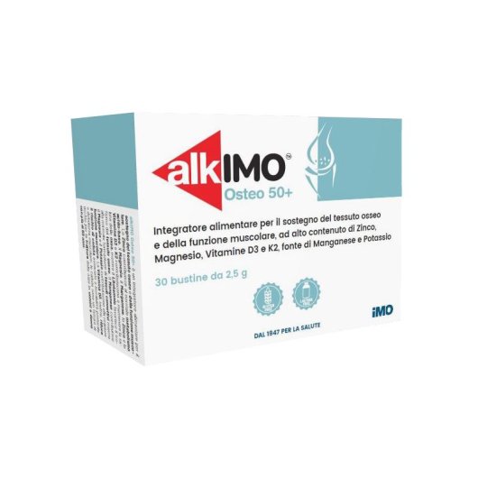 Alkimo Osteo 50+ - IMO -  30 Bustine - integratore alimentare per le ossa