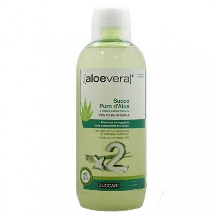 Aloevera2 succo puro d'aloe a doppia concentrazione 1Litro