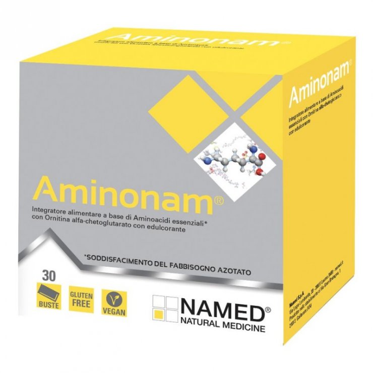 Aminonam - Named - 30 bustine - integratore per  la riduzione della fatica