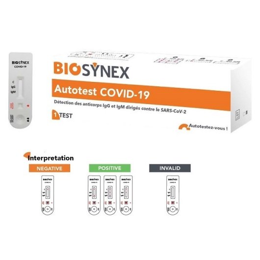 Autotest Covid-19 Biosynex 1 Pezzo