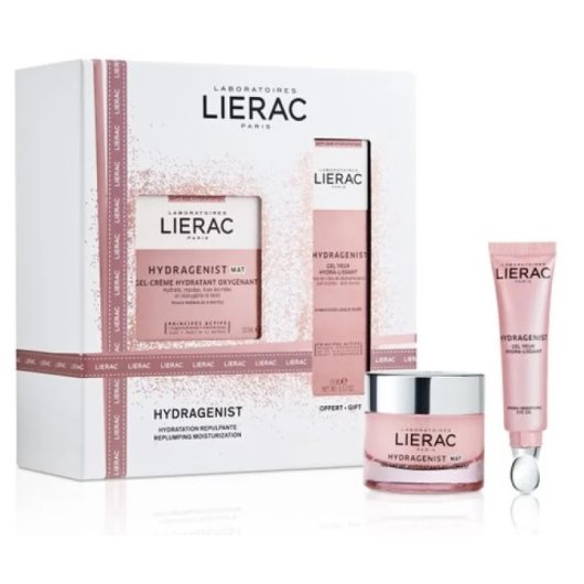 Lierac Cofanetto Hydragenist - Gel Crema 50ml + Gel Occhi 15ml