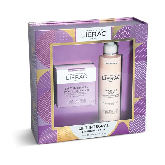 Lierac Cofanetto Lift Integral Crema Liftante 50ml + Latte Micellare Struccante 200ml