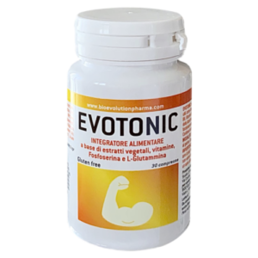 Evotonic - Bioevolutionpharma - 30 compresse - Integratore alimentare che aiuta la memoria e contrasta la stanchezza mentale e fisica