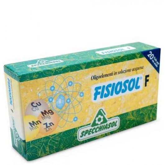 Fisiosol F (Mg-Cu-Mn-Zn) - 20 Fale - Oligoelementi puri Magnesio rame manganese zinco