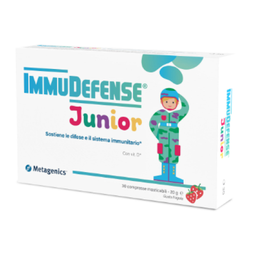 Immudefense Junior - Metagenics - 30 compresse masticabili - iIntegratore alimentare che sostiene le difese immunitarie dei bambini