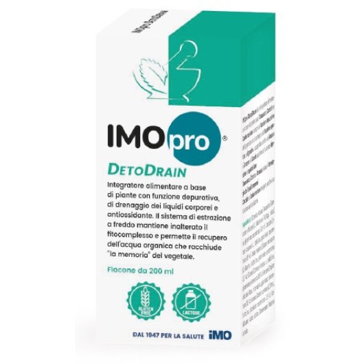 Imopro Detodrain - 200ML - integratore alimentare per drenaggio e depurazione