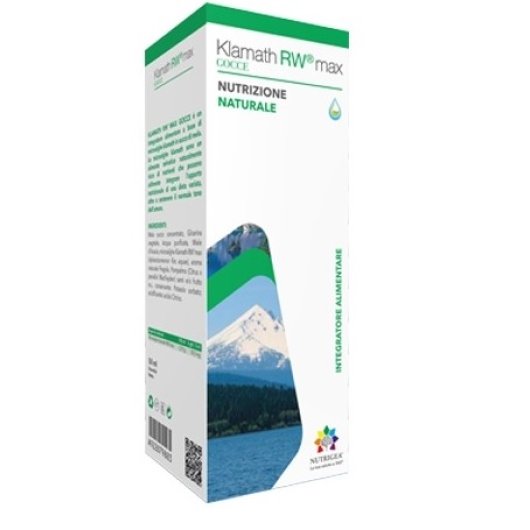 Klamath RW® MAX Gocce - Nutrigea - Flacone da 50 ml - Integratore alimentare per una nutrizione completa