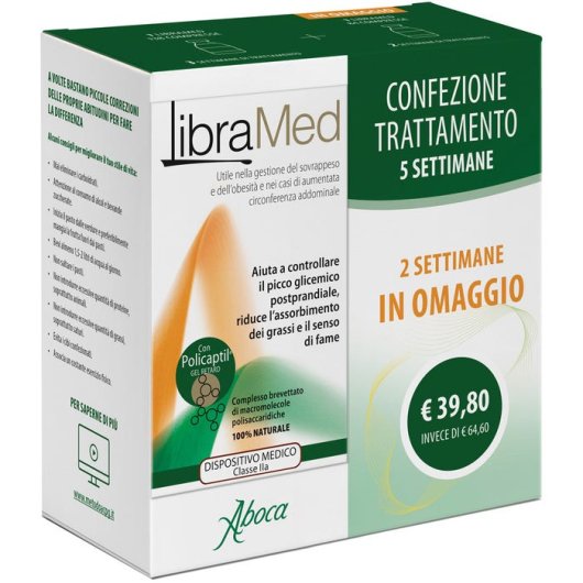 Libramed -Aboca - Trattamento 5 Settimane 138 + 84 Compresse