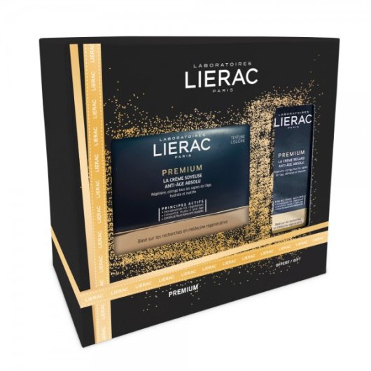 Lierac Premium Cofanetto - Crema Soyeuse Anti Età 50ml + Crema Contorno Occhi 15ml