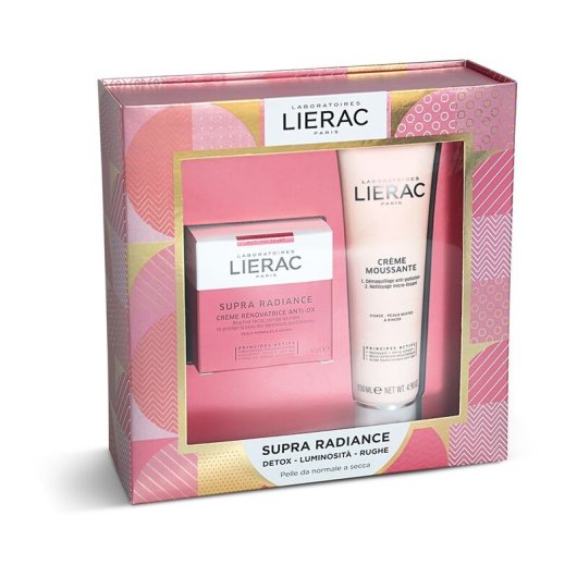 Lierac Cofanetto Supra Radiance Crema 50ml + Mousse Struccante 150ml