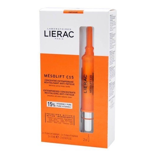 Lierac Mesolift C15 - Concentrato Rivitalizzante 2 Fiale da 15ml