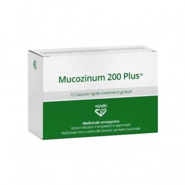 Mucozinum 200 plus - Vanda Omeopatici - 12 Capsule - Medicinale omeopatico