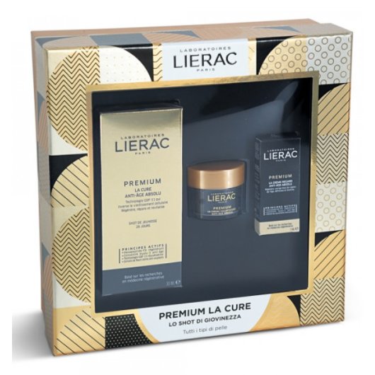 Lierac Cofanetto Premium - La Cure 30ml + La Creme Voluptueuse 15ml + Crema Contorno Occhi 3ml