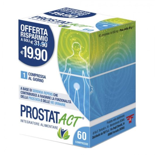 Prostat Act - Integratore per le vie urinarie - 60 compresse