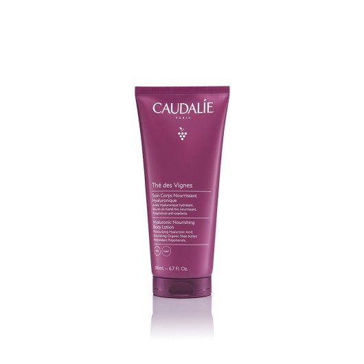 Caudalie Thé des Vignes - Trattamento Corpo Ialuronico Nutriente - Flacone da 200 ml - Crema corpo con Burro di Karité e Acido Ialuronico per una idratazione profonda