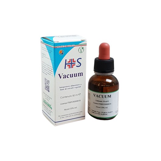 Vacuum - Herboplanet - Flacone da 50 ml - Integratore alimentare che aiuta a contrastare la stanchezza fisica e mentale