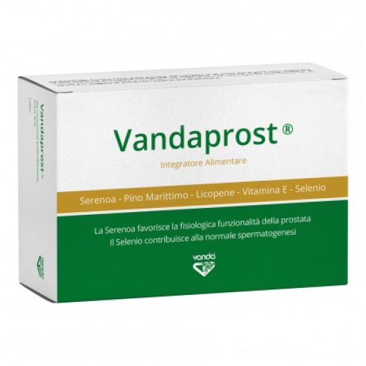 Vandaprost - Vanda Omeopatici - 24 capsule - Integratore alimentare per il benessere della prostata