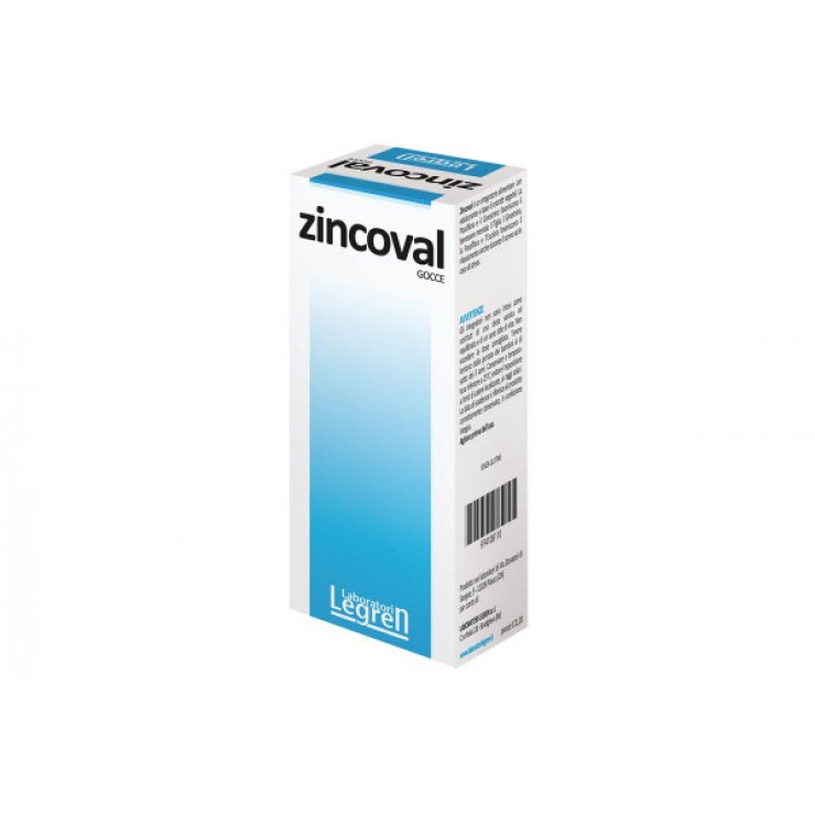 Zincoval - Laboratori Legren - Flacone da 50 ml - Integratore alimentare per il benessere mentale 