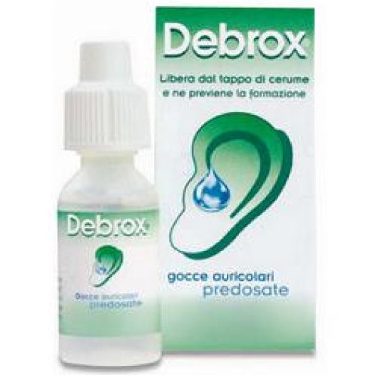 Debrox Gocce Auricolari - Alfasigma - Flacone da 15 ml - Gocce auricolari che aiutano a liberare l'orecchio da tappi di cerume 