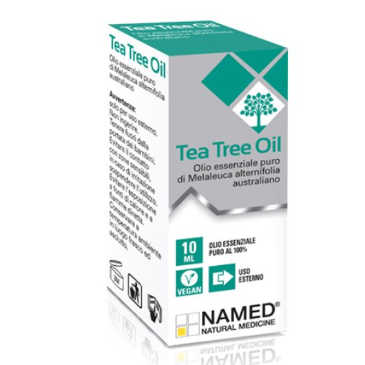 Tea Tree Oil - Named - Flacone da 10 ml - Olio essenziale puro di Melaleuca alternifolia australiano