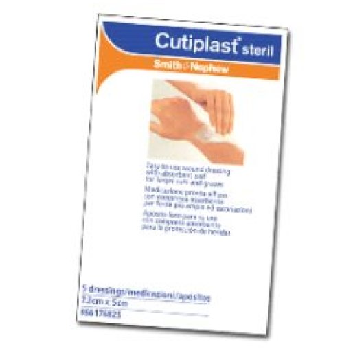 CUTIPLAST STERIL 7,2X5CM 5PZ