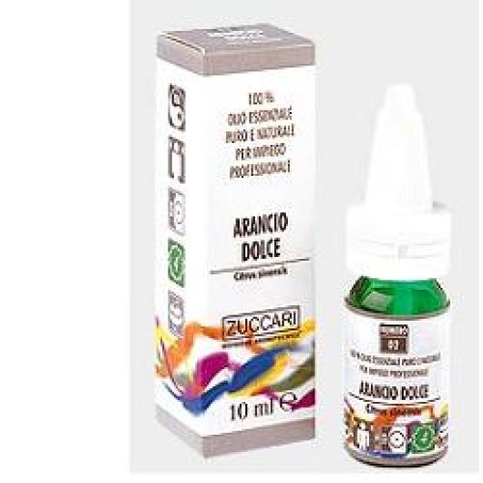 Arancio Dolce - Olio essenziale - Zuccari - Flacone da 10 ml - Olio essenziale che aiuta a dissolvere paure e tristezze