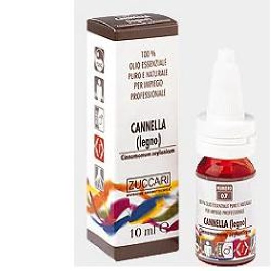 Cannella - Olio essenziale - Zuccari - Flacone da 10 ml - Olio essenziale alla cannella che difende il corpo da agenti esterni