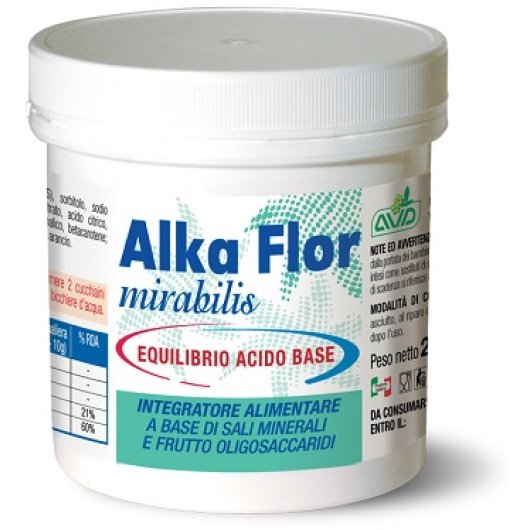 Alka Flor Mirabilis - Avd Reform - Barattolo da 200g - Integratore alimentare di sali minerali