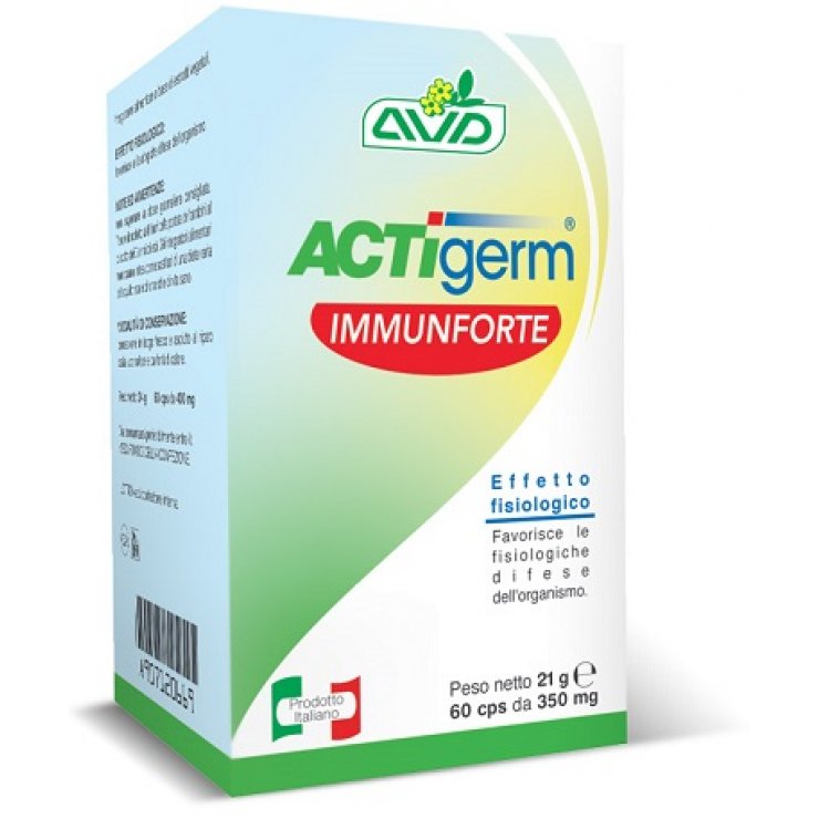 Actigerm Immunforte - Avd Reform - 60 capsule - Integratore alimentare per rafforzare le difese immunitarie