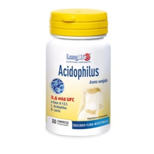 LONGLIFE ACIDOPHILUS 30CPR MAS