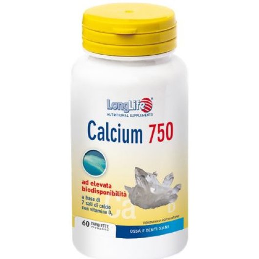 LONGLIFE CALCIUM 750MG 60TAV